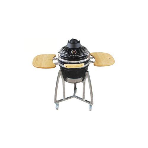 16-Inch Kamado Ceramic Charcoal Grill With Bonus Accessory Pack