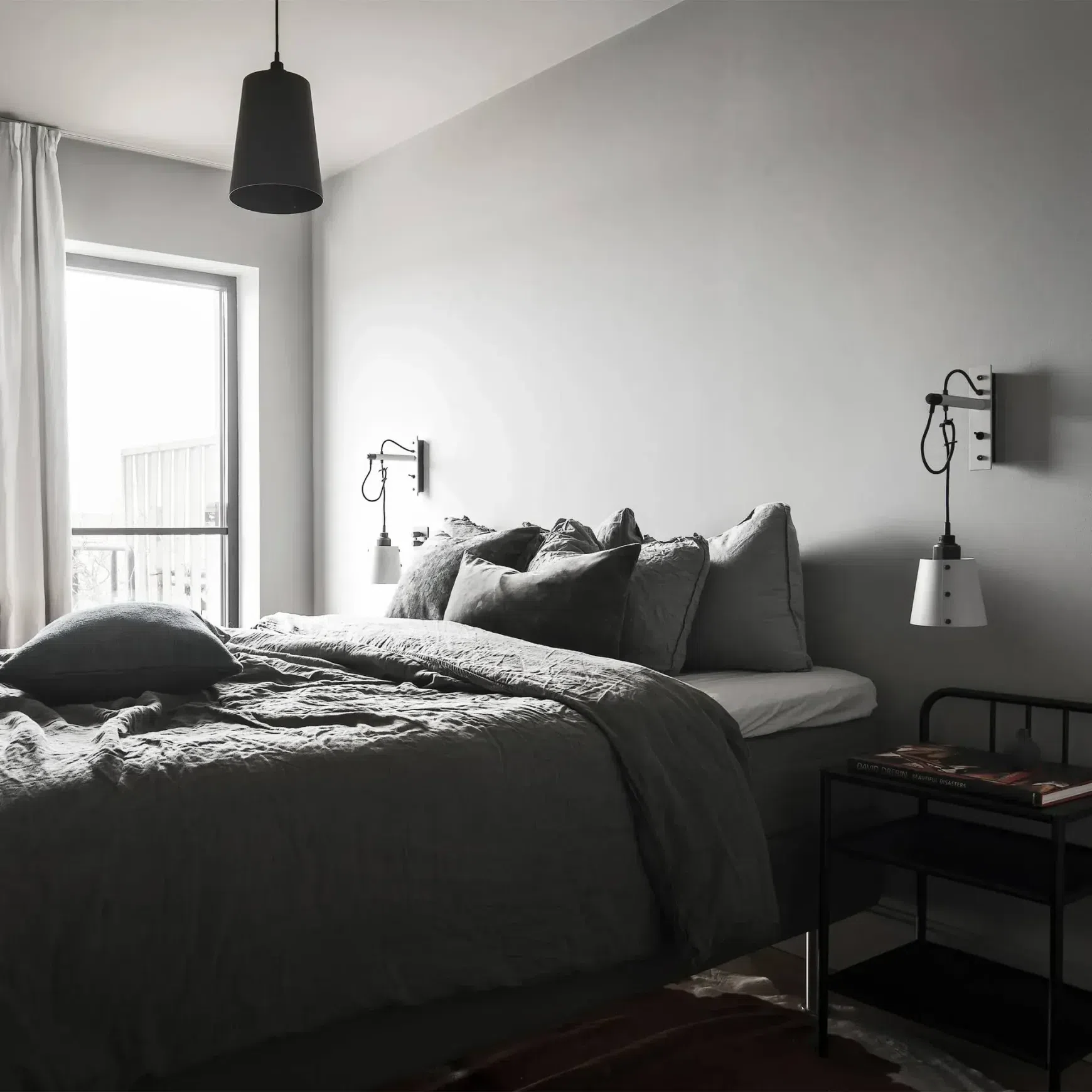 Hooked Wall Light with Shade