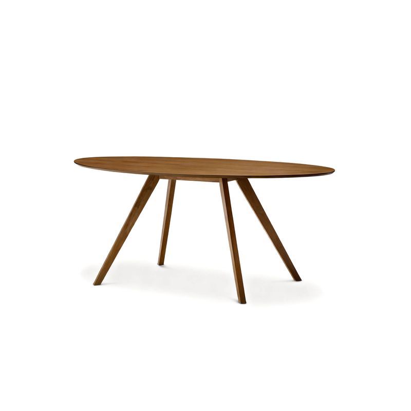 Carol 180cm Oval Dining Table | Brown Oak |