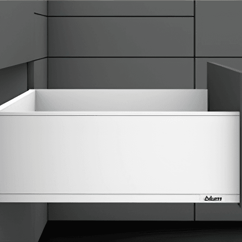 Legrabox Silk White C Height 550MM Complete Drawer Kit