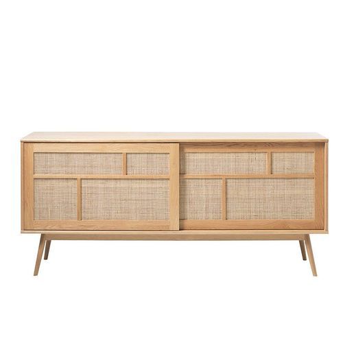 BARRALI Sideboard Buffet 180cm - Natural & Rattan
