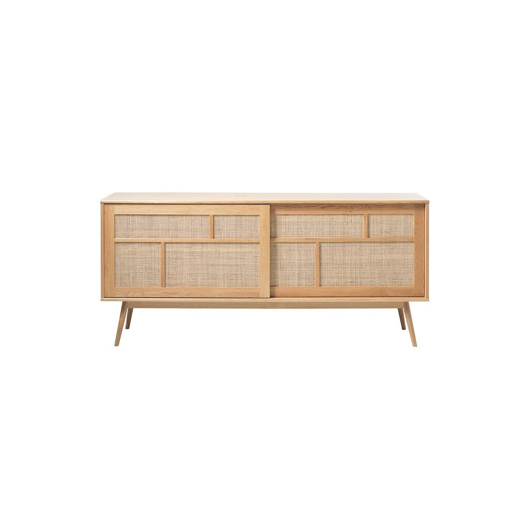 BARRALI Sideboard Buffet 180cm - Natural & Rattan