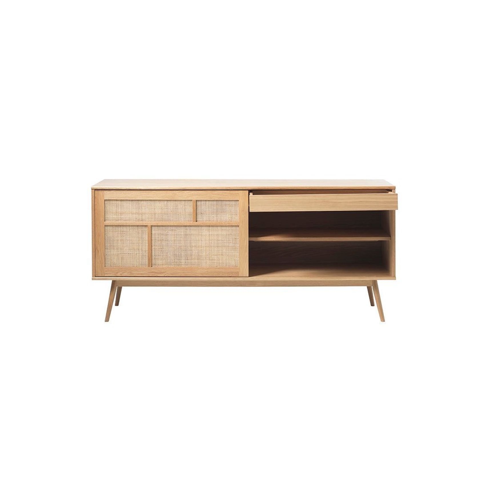 BARRALI Sideboard Buffet 180cm - Natural & Rattan