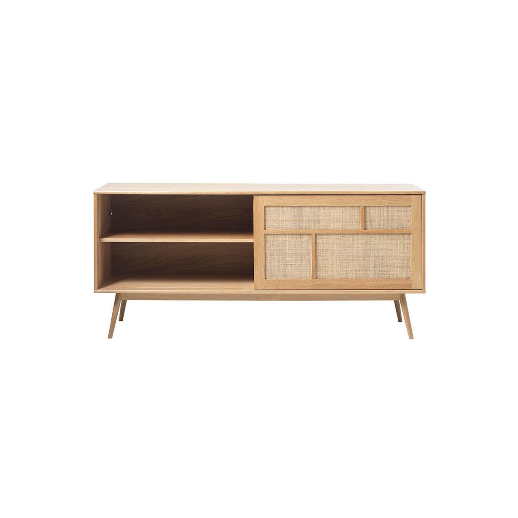BARRALI Sideboard Buffet 180cm - Natural & Rattan