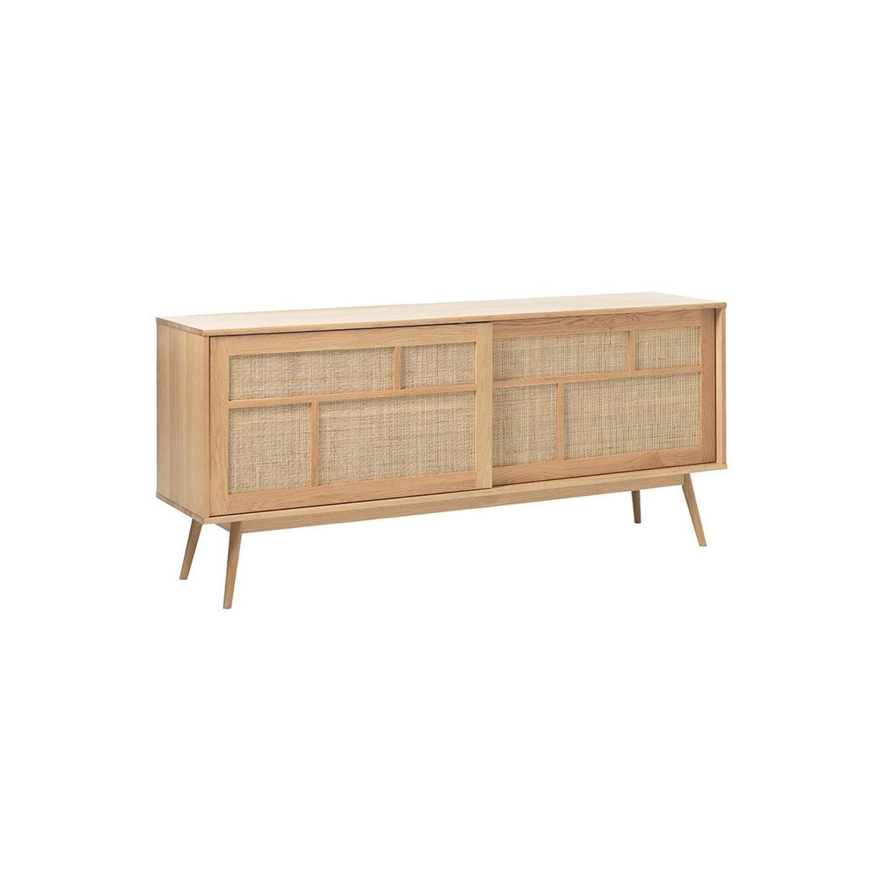 BARRALI Sideboard Buffet 180cm - Natural & Rattan