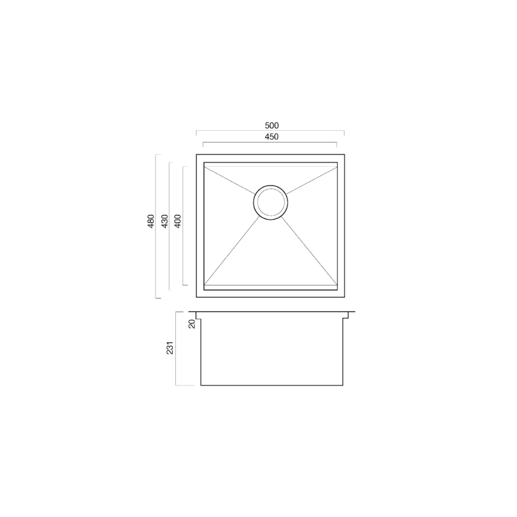 Junior Sink Station | 450 x 400