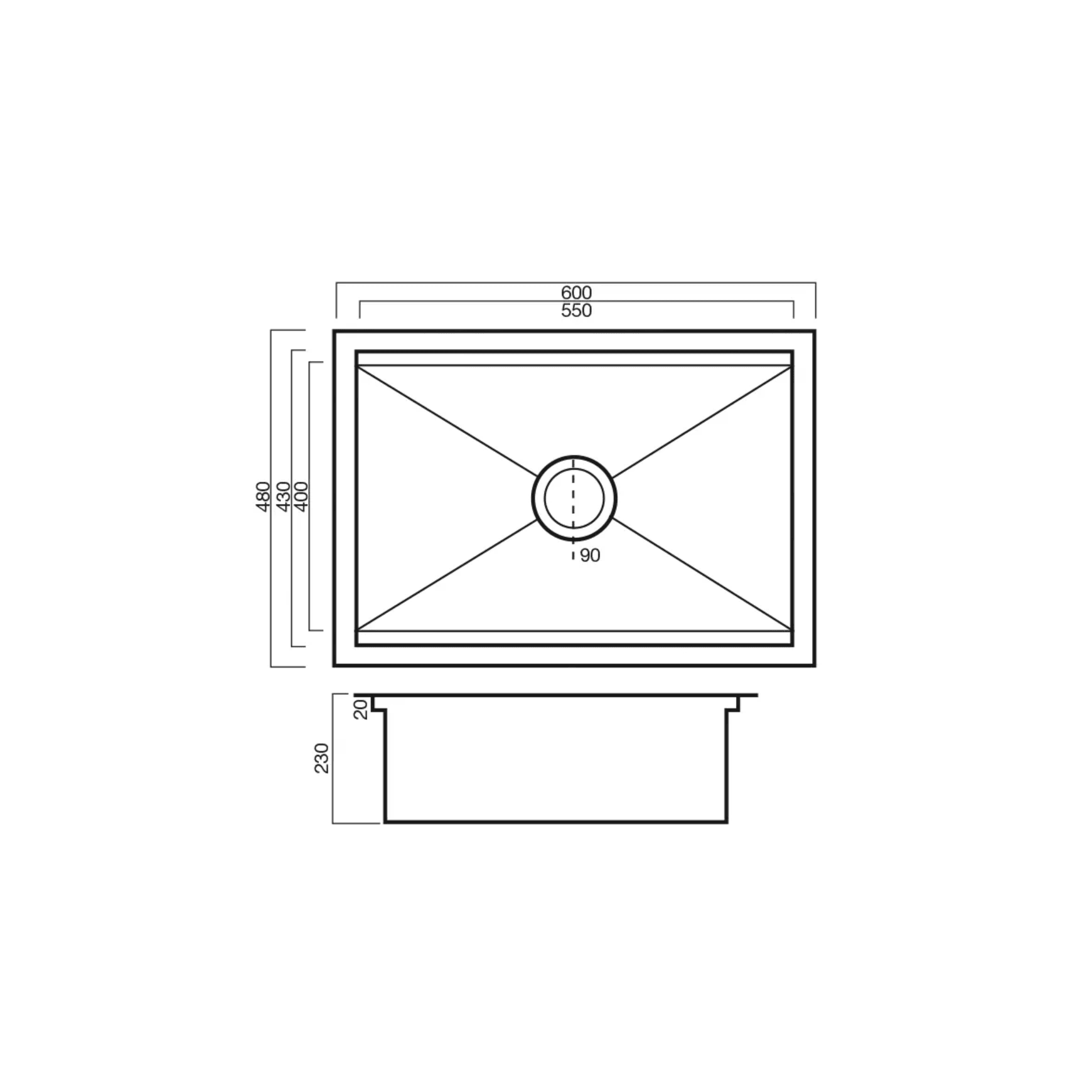 Small Sink Station | 550 x 400