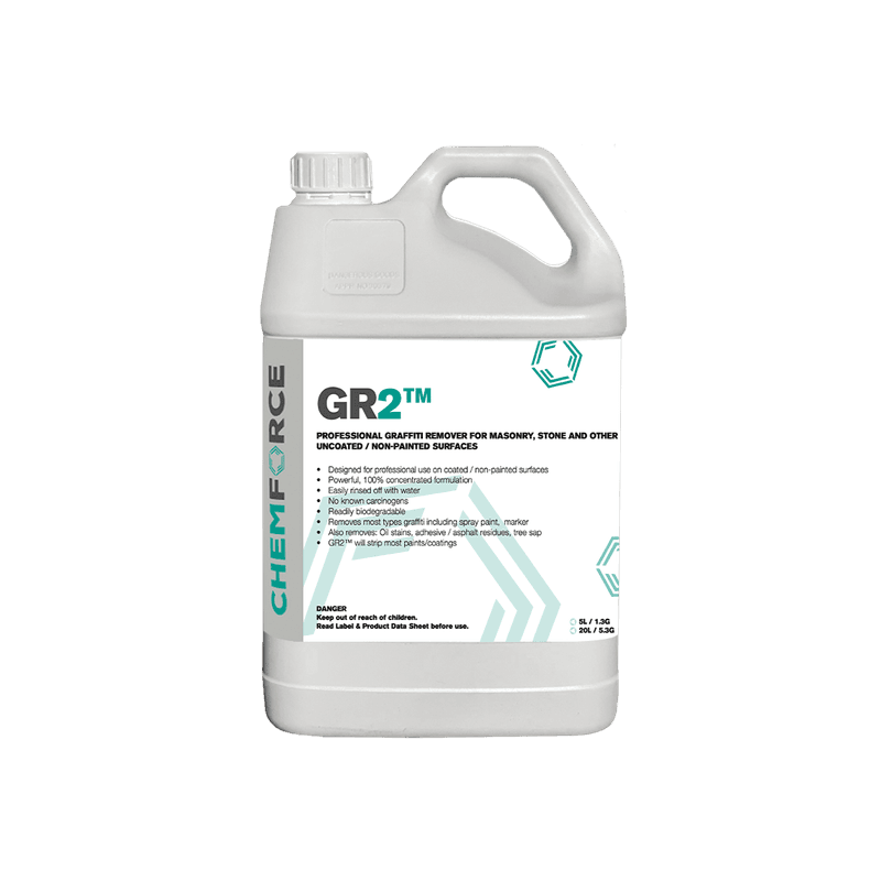Gr2 - Graffiti Cleaner Uncoated Surfaces - 5 Litre