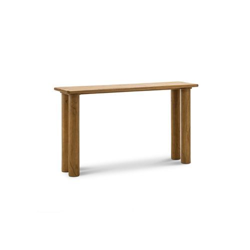 Khakti 140cm Pillar Console Table | Natural