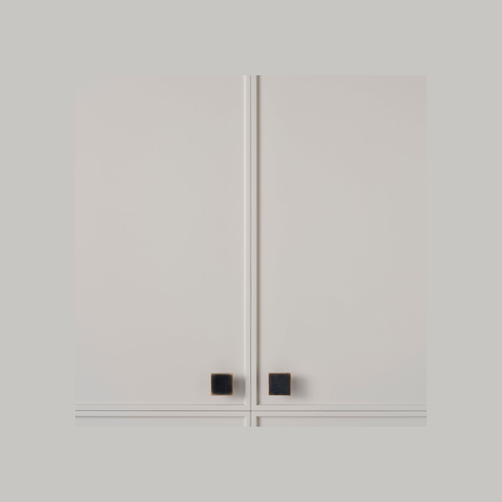 Cast Flat Square Knob