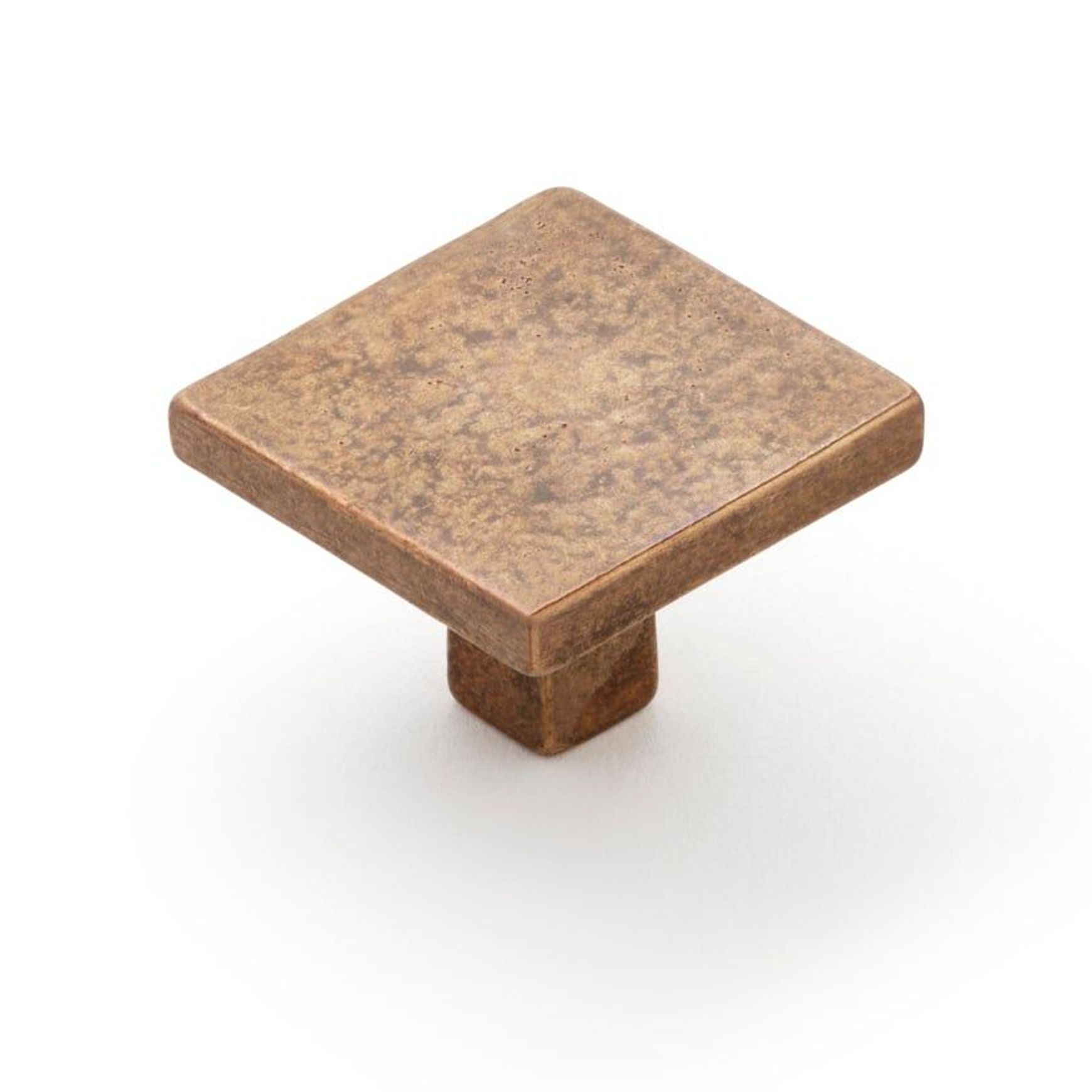 Cast Flat Square Knob