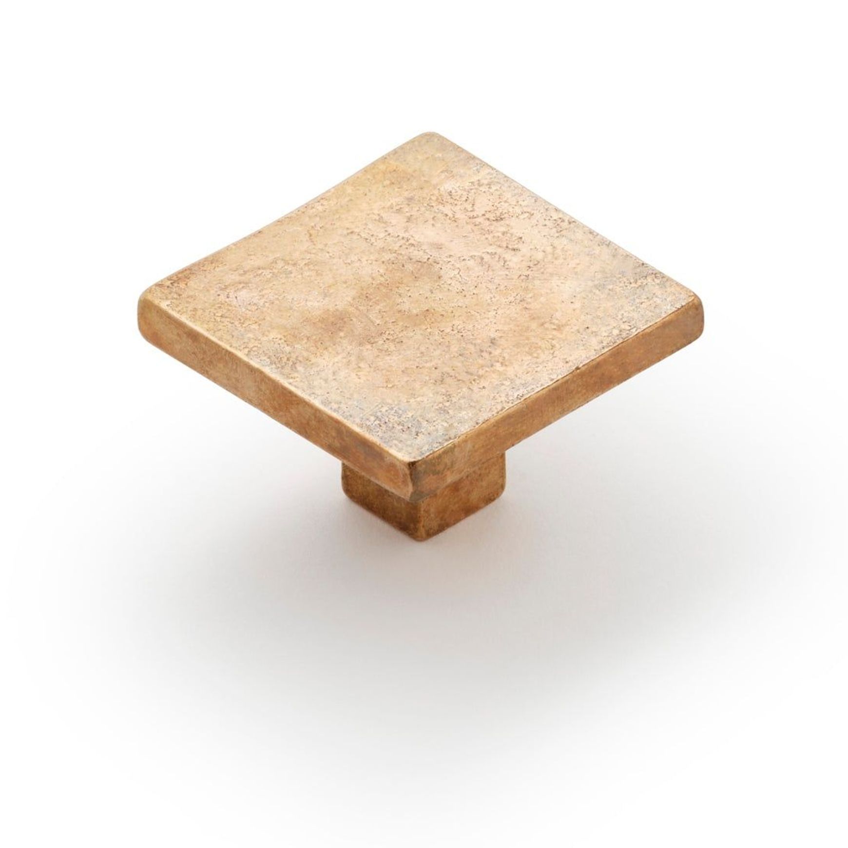 Cast Flat Square Knob