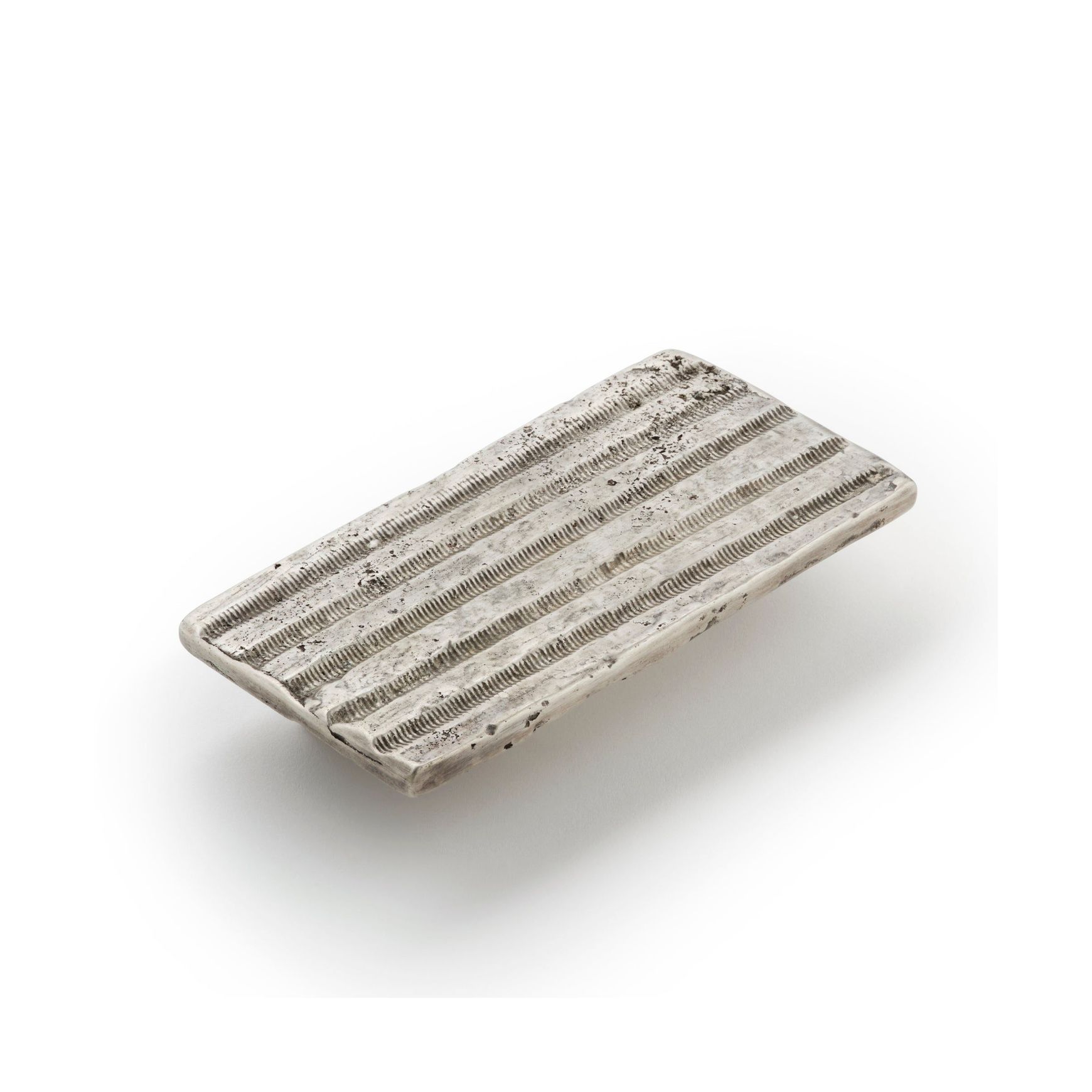 Cast 96mm Large Ridged Rectangle Pull