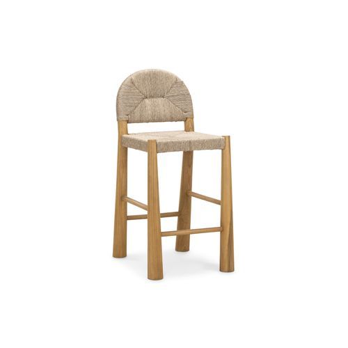 Caliste Woven Rope Arch Counter Stool | Indoor & Outdoor