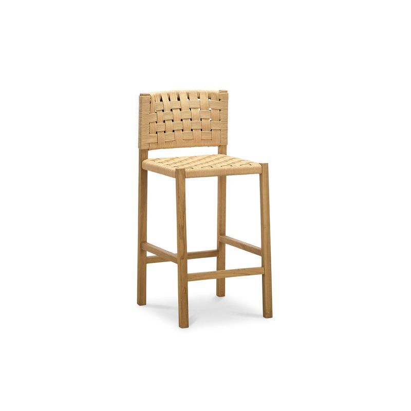 Kyren Woven Rope Counter Stool | Indoor & Outdoor