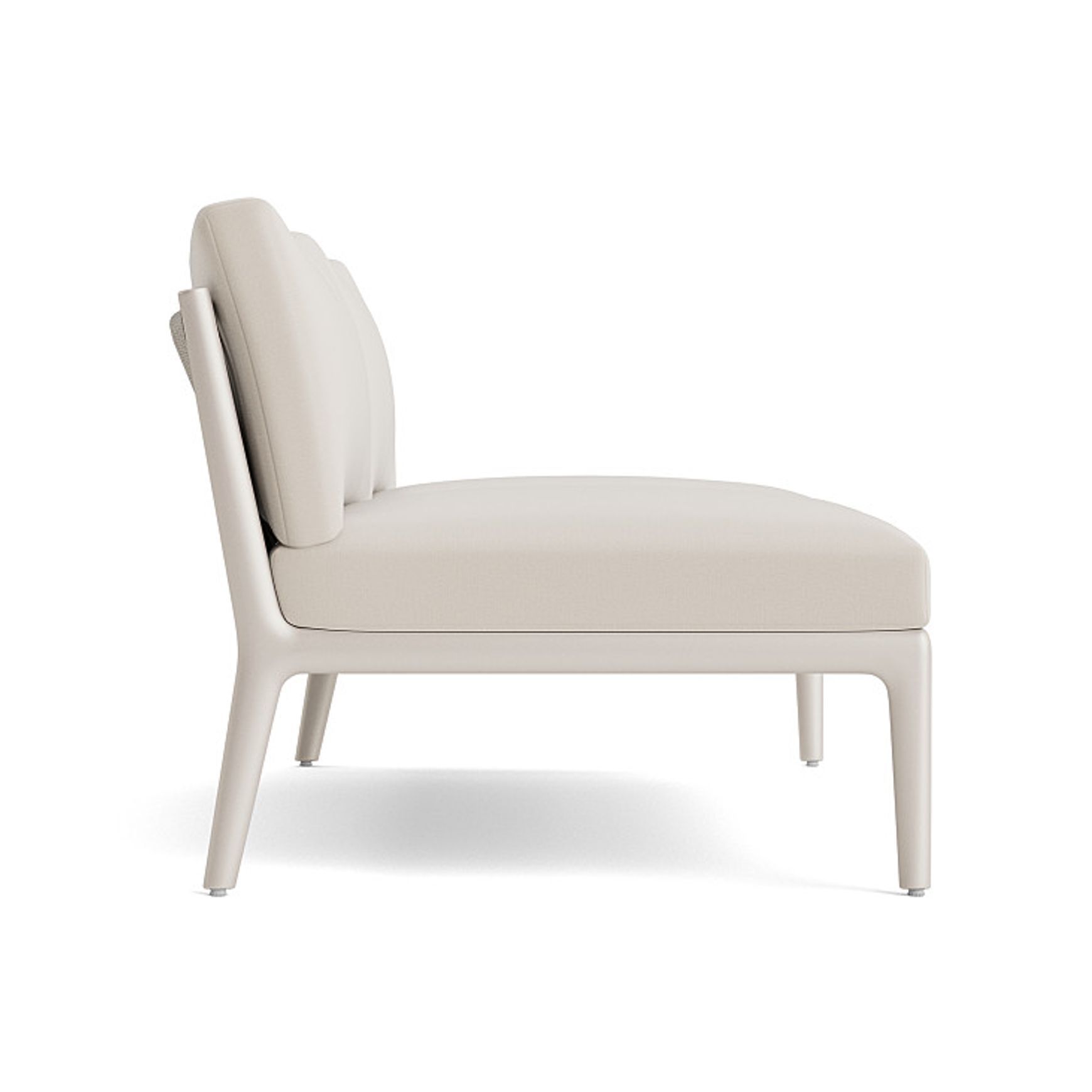 H Armless Loveseat