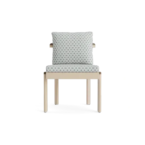 Luca Dining Side Chair w/Teak