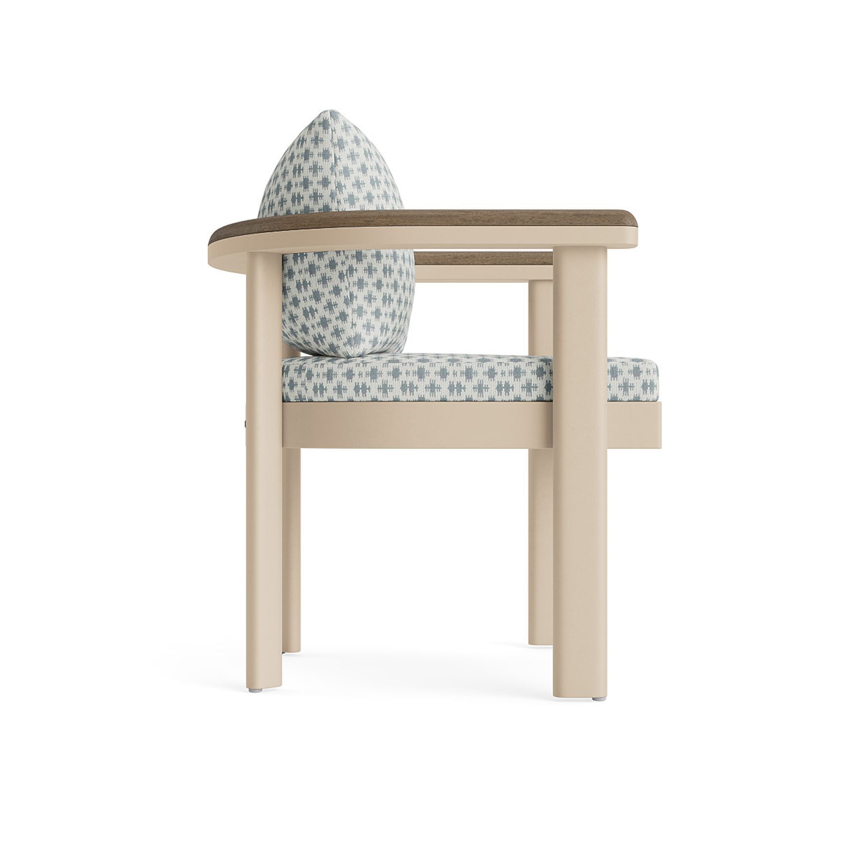 Luca Dining Arm Chair w/Teak