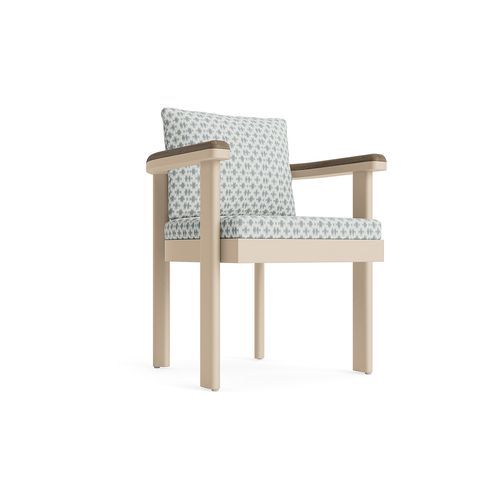 Luca Dining Arm Chair w/Teak