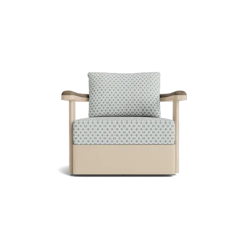 Luca Swivel Lounge Chair w/Teak