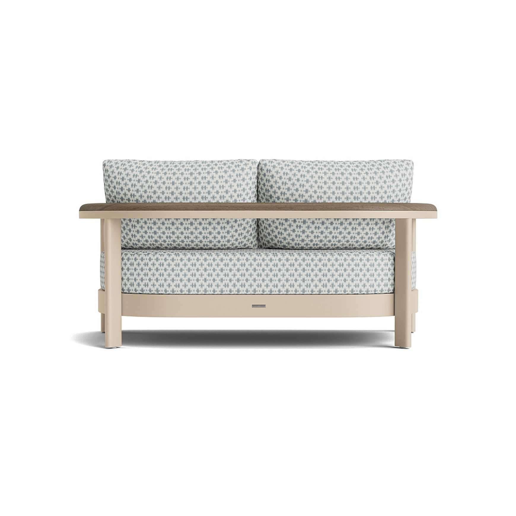 Luca Loveseat w/Teak