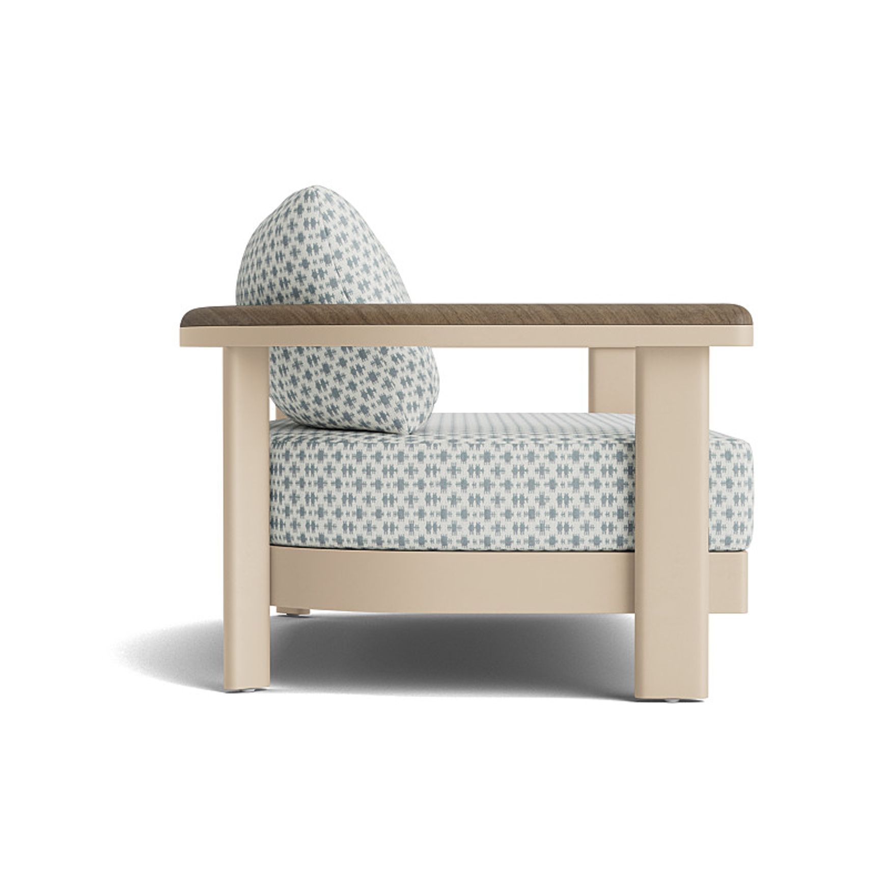 Luca Loveseat w/Teak