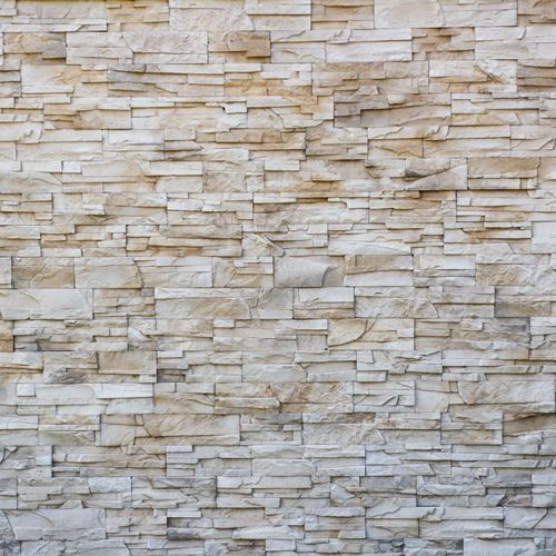 Irregular Sandstone Brick Wallpaper