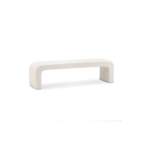 Harper 160cm Arch Bench Seat | Cream Bouclé