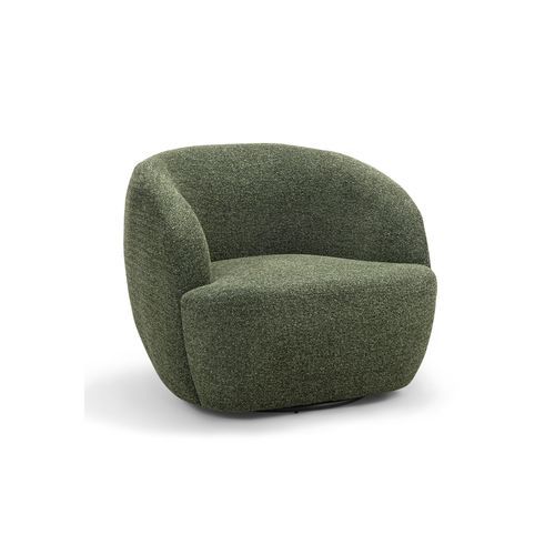 Cuddle Swivel Armchair | Moss Green