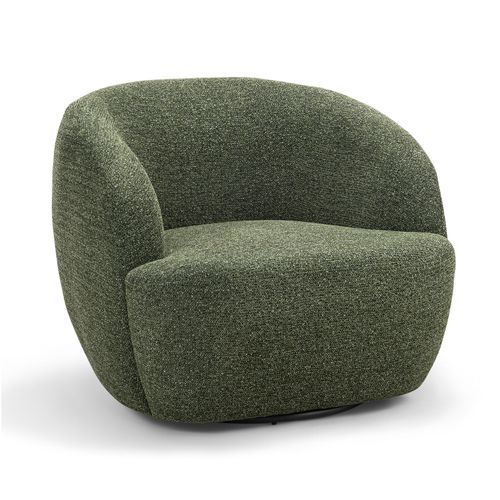 Cuddle Swivel Armchair | Moss Green