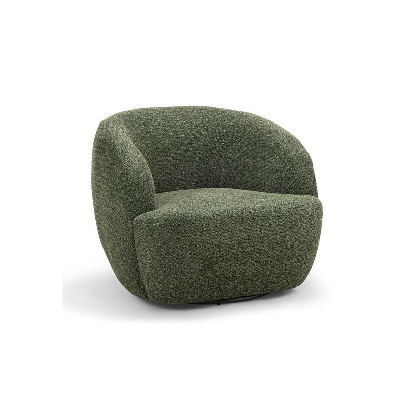 Cuddle Swivel Armchair | Moss Green