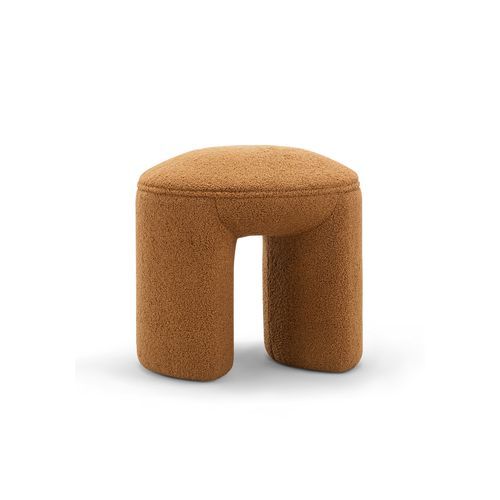 Remi Round Ottoman Stool | Teddy Rust