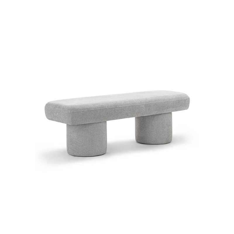 Nico 140cm Bench Seat | Hail Grey