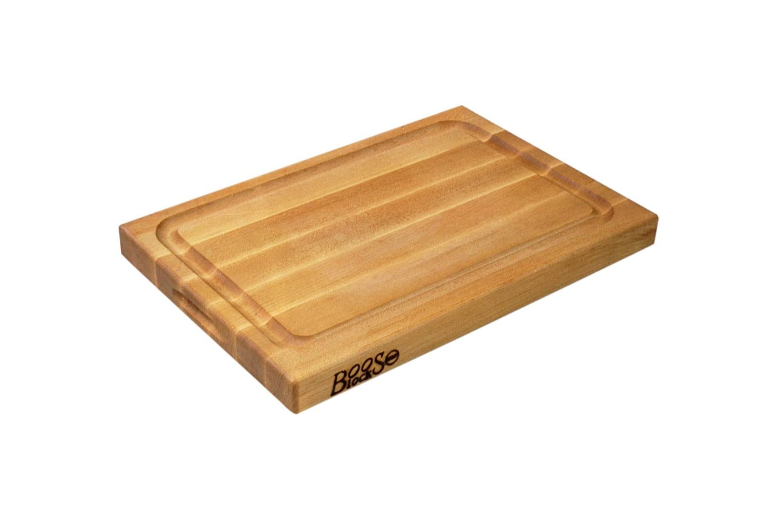 Boos Block Reversible Maple Wood Edge Grain Bbq Cutting Board With Juice Groove - 46cm X 31cm
