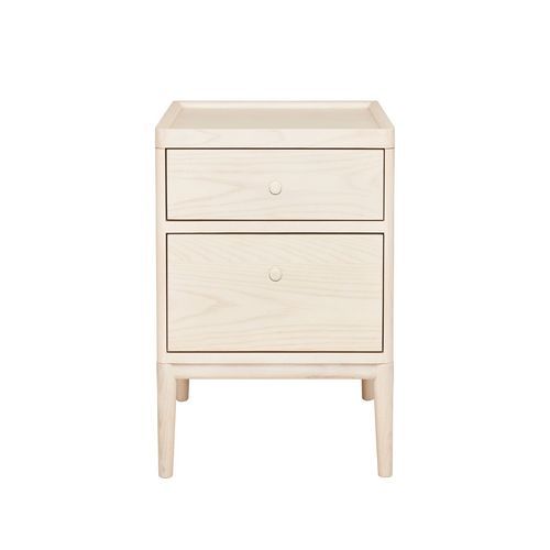 Salina Bedside Cabinet - Two Drawer