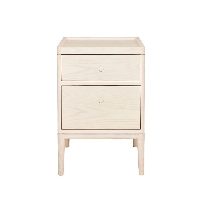 Salina Bedside Cabinet - Two Drawer