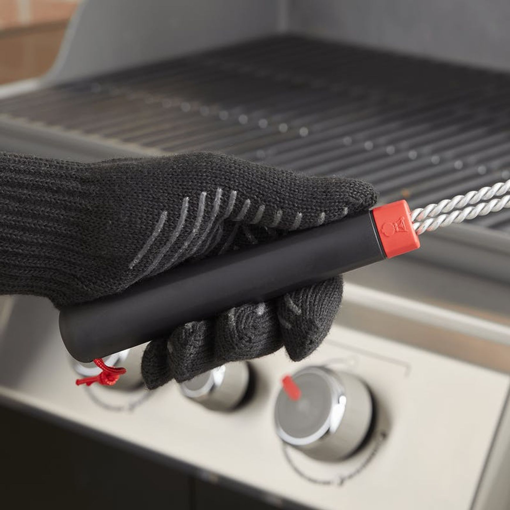 Weber Large 3-Sided Grill Brush