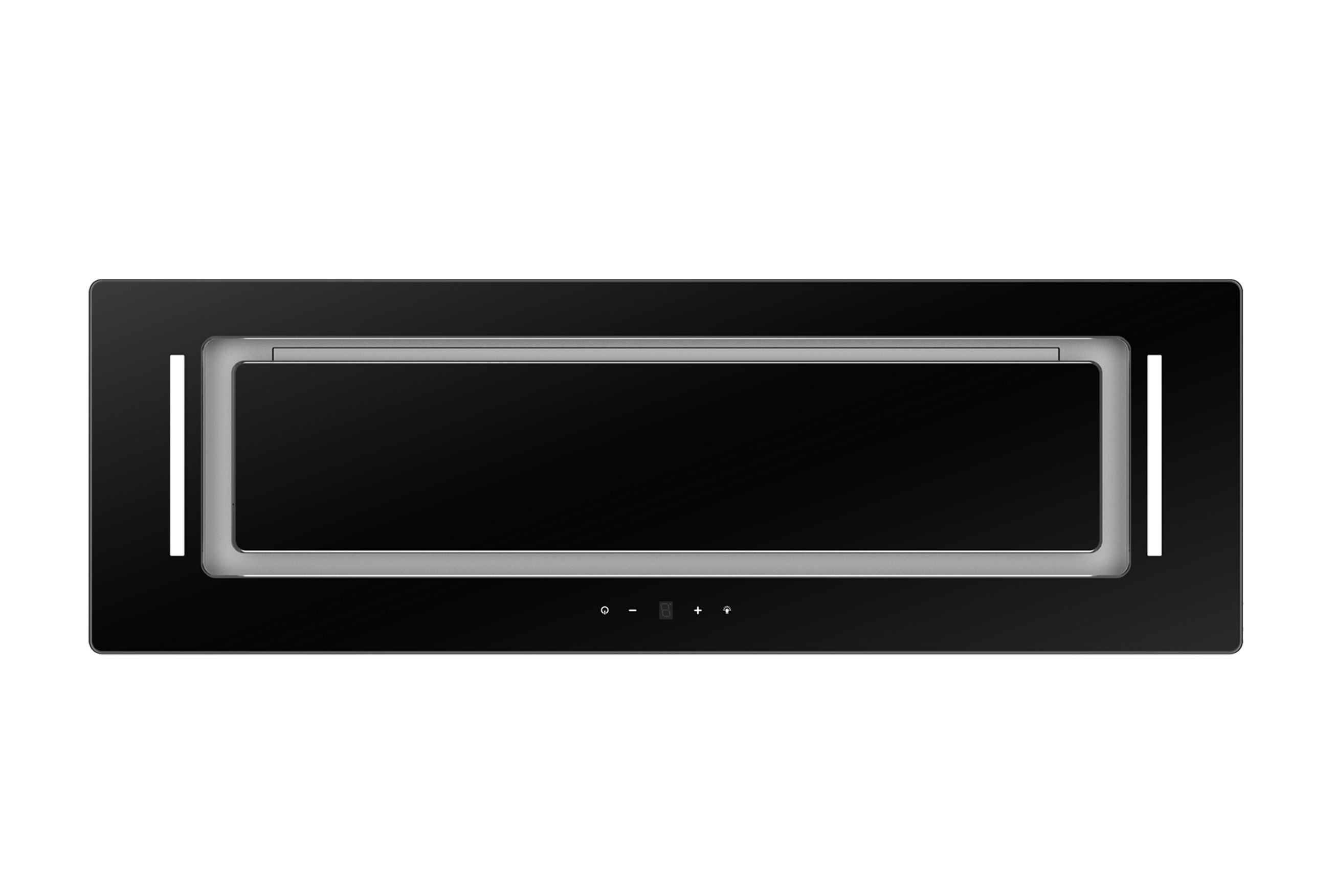 Black Glass Undermount Rangehood 900mm - BGUM-9B