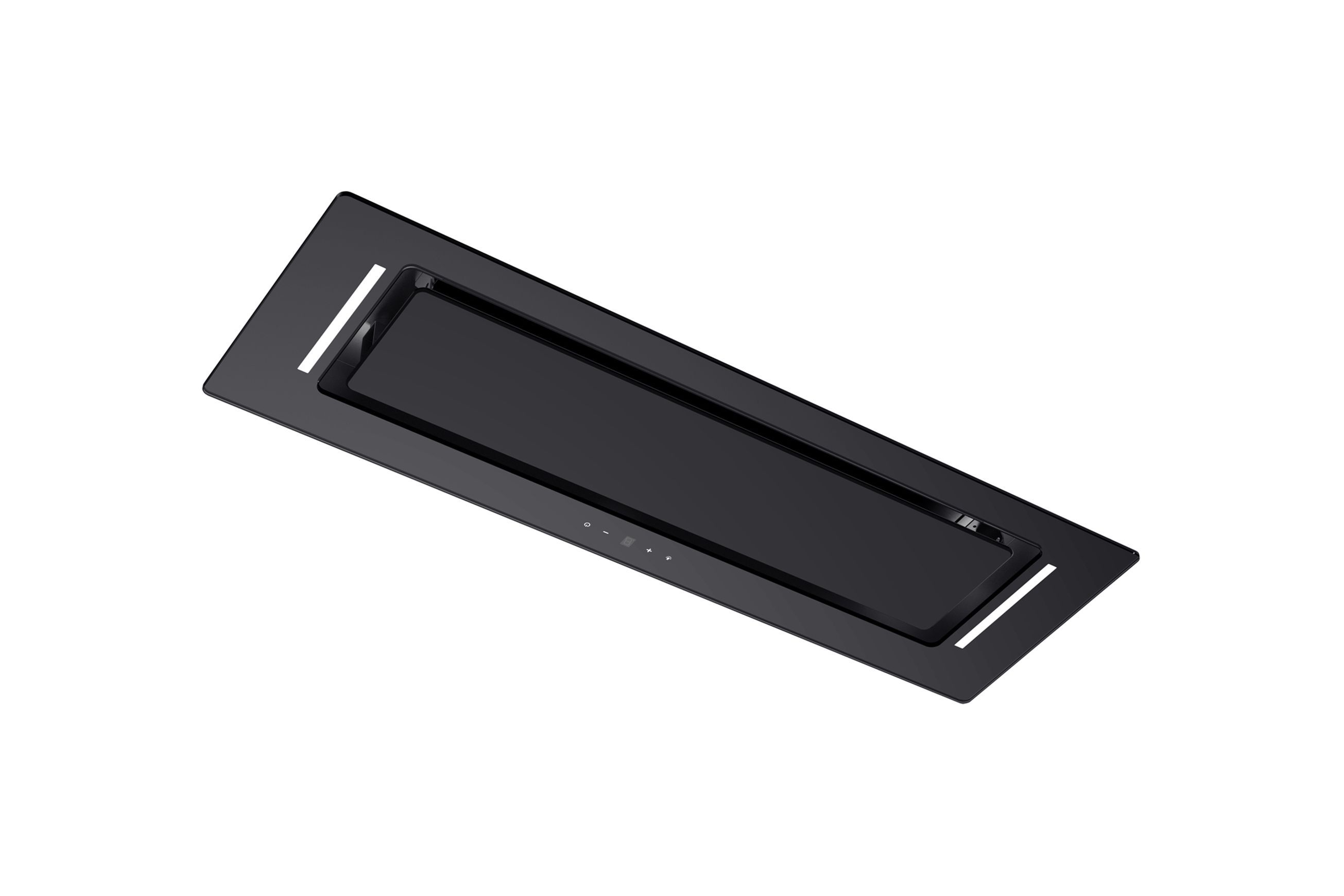 Black Glass Undermount Rangehood 900mm - BGUM-9B