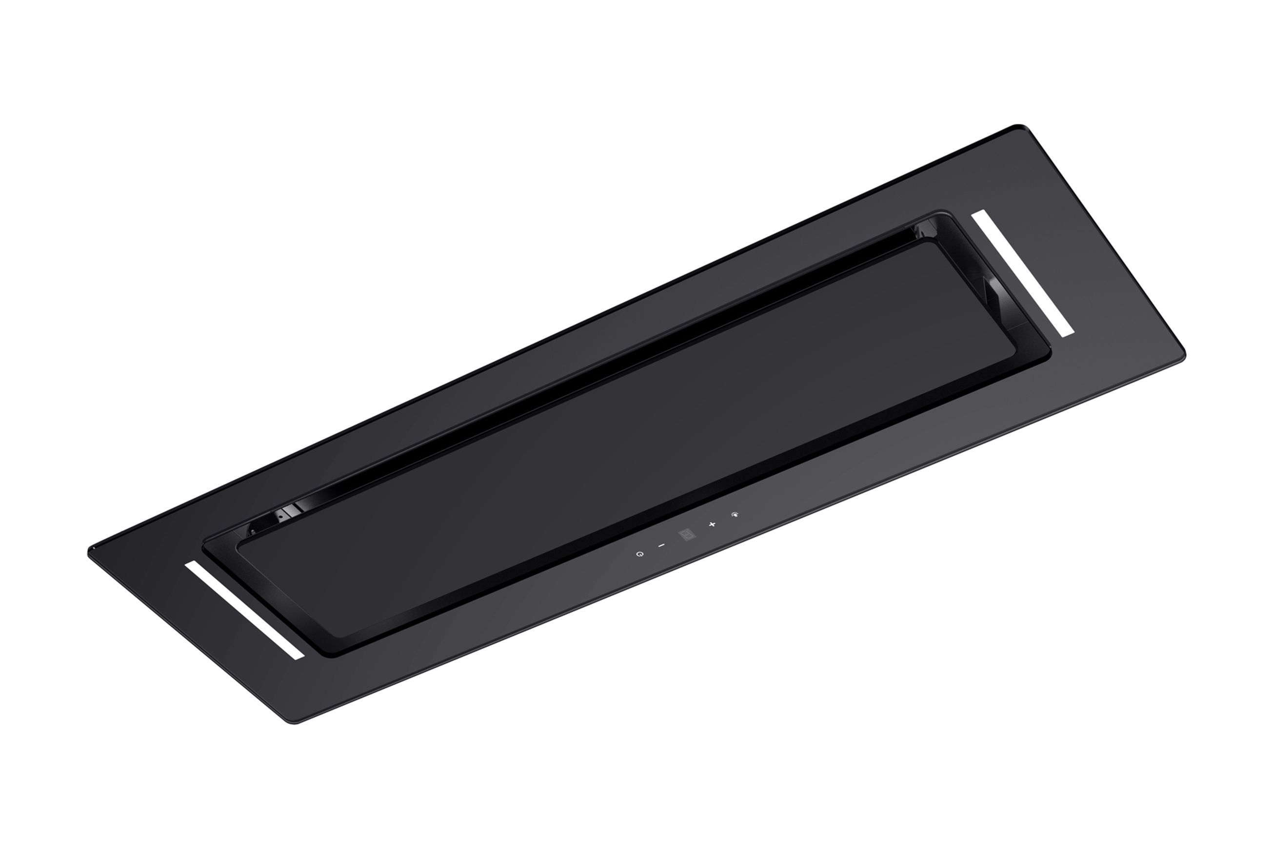 Black Glass Undermount Rangehood 900mm - BGUM-9B