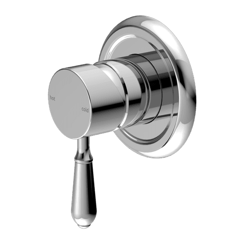 York Shower Mixer With Metal Lever Chrome
