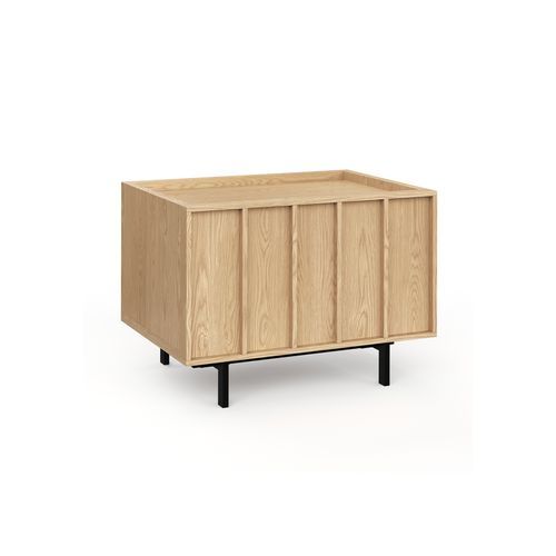 Linea 1 Drawer Bedside Table | Natural Oak