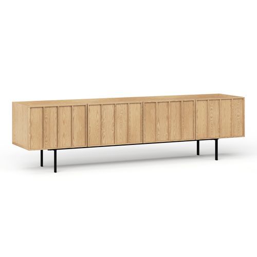 Linea 200cm TV Entertainment Unit | Natural Oak