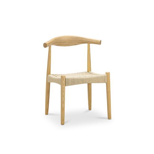 Elba Ashwood Woven Cord Dining Chair | Natural | Set of 2