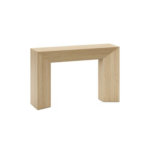 Edje 140cm Oak Tall Console Table | Natural