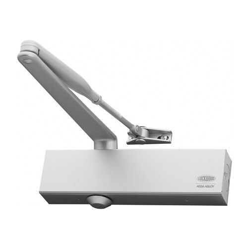 Lockwood 726 EN 2-6 Door Closer Backcheck Silver