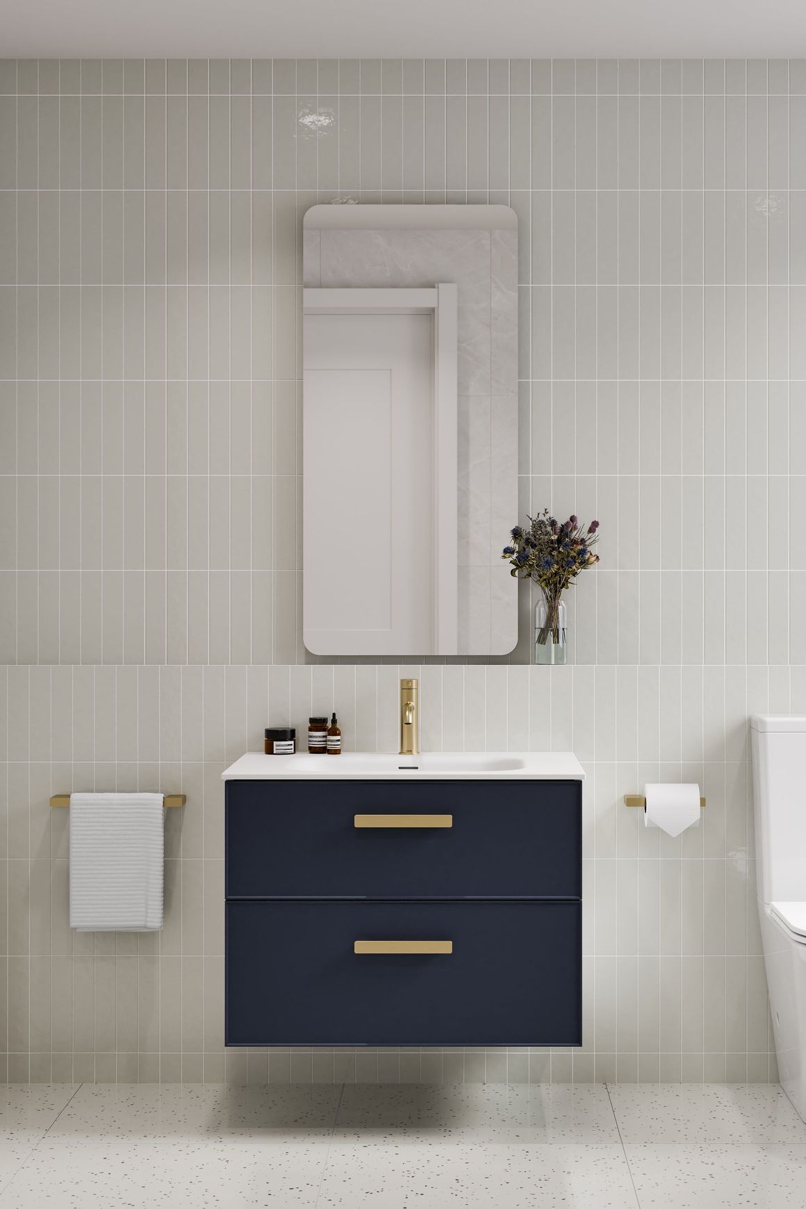 Lineare 750 Axel 2 Drawer Vanity