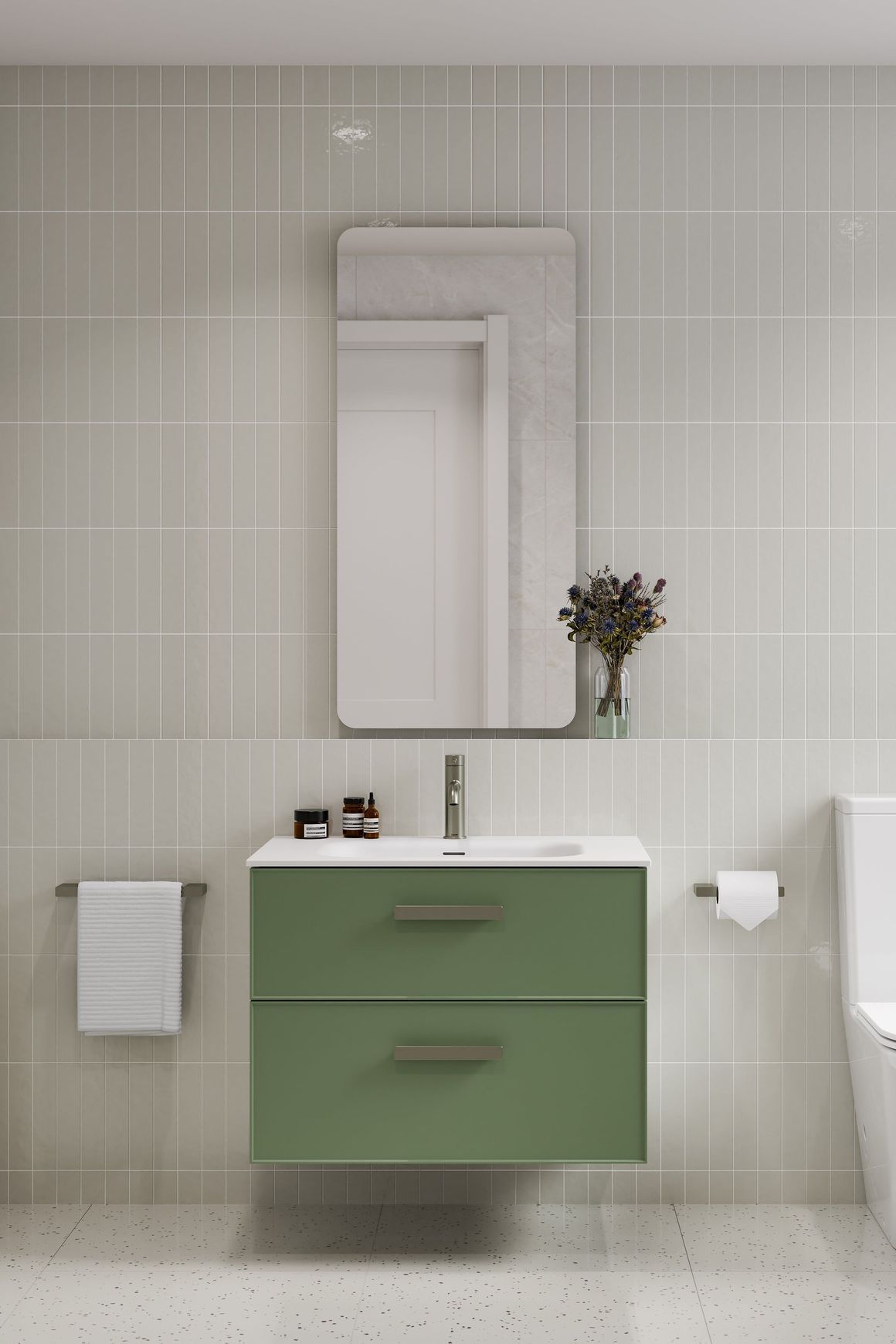 Lineare 750 Axel 2 Drawer Vanity
