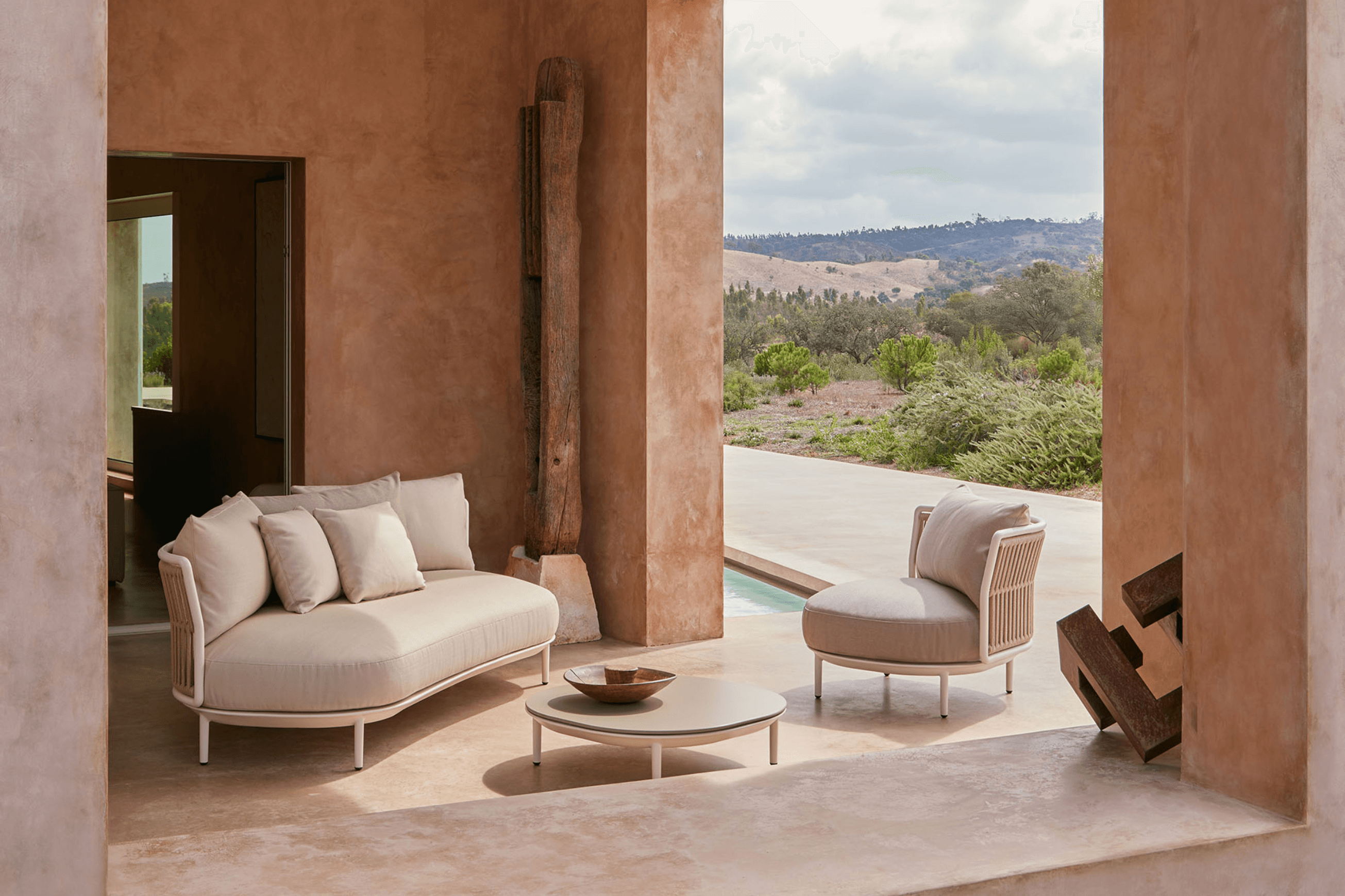 Amba Sofa 2 Without Arms - Woven