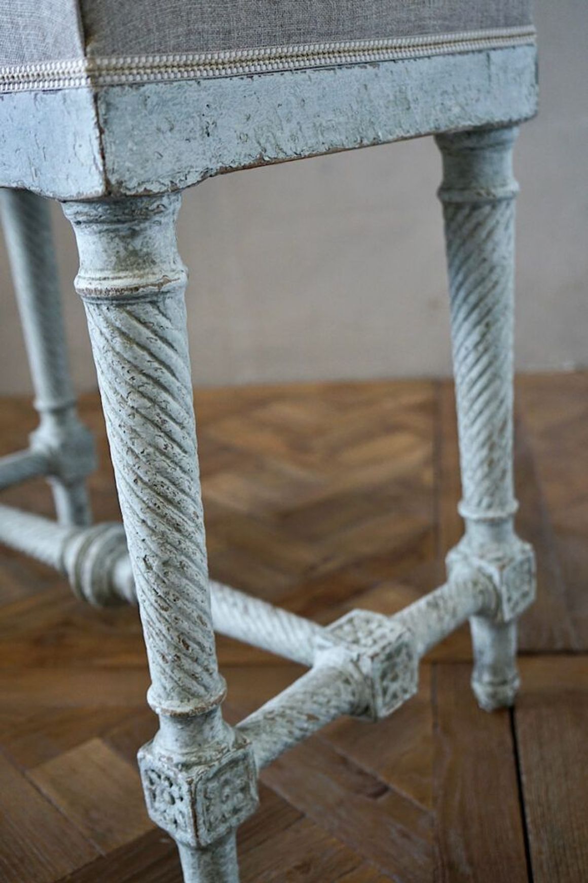 French Directoire Painted Stool